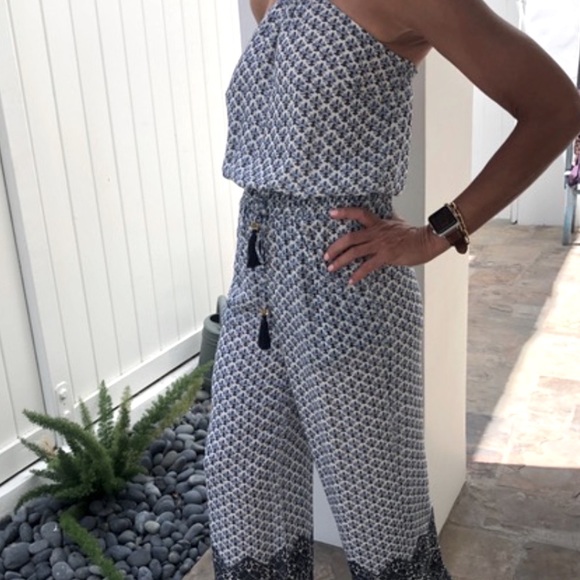 NWT Tory Burch Silk Baja Jumpsuit - Picture 12 of 15